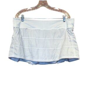 Lululemon Womens Pace Rival Skirt Pleated Tennis Skort Size 14 Pickleball Gym